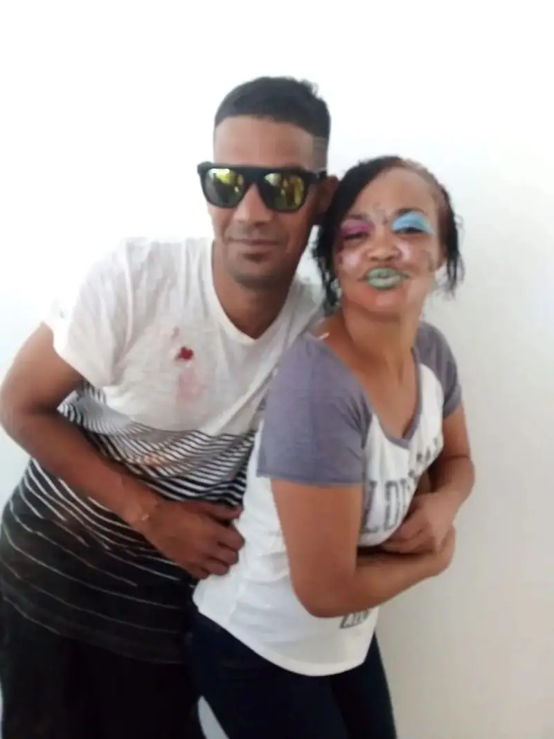 Two members of the Hangberg Dreams community smiling